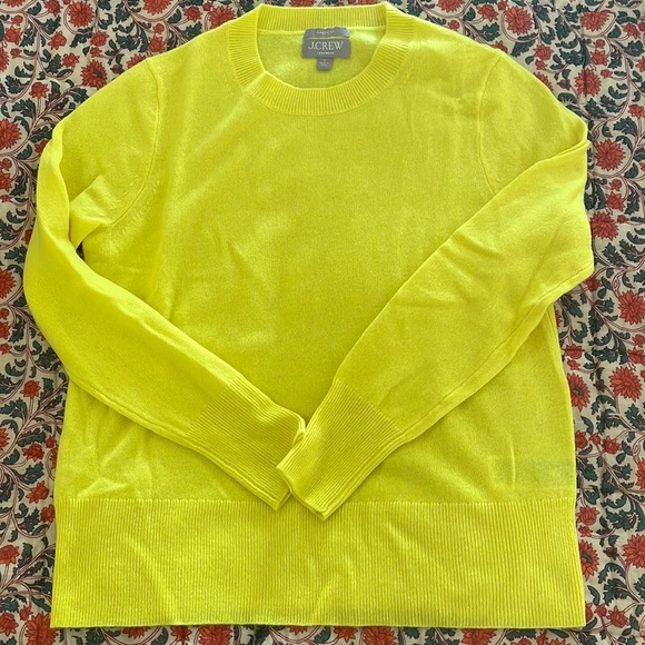 Tuckernuck Sweaters - Chartreuse classic fit cashmere sweater